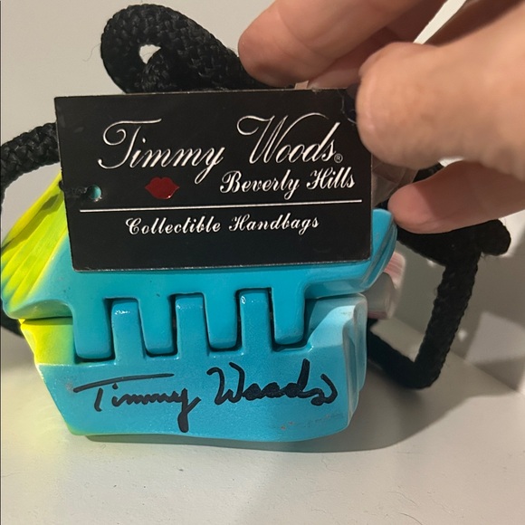 Timmy Woods Blue and Yellow Seahorse Bag - Picture 4 of 4